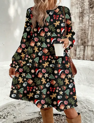 Rochie scurta Emery Rose, mix culori