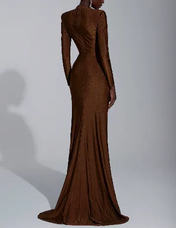 Rochie lunga SHEIN, maro