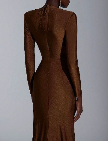 Rochie lunga SHEIN, maro