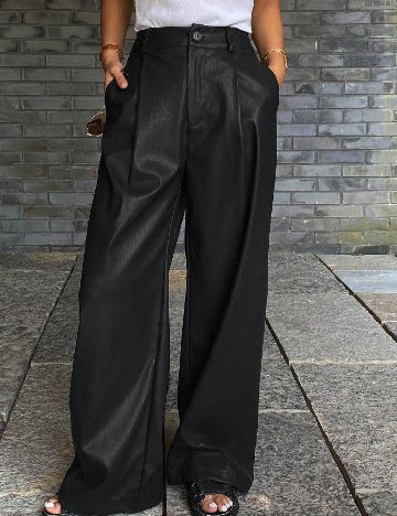 Pantaloni Dazy, negru