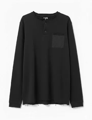 Bluza Pull&Bear, negru
