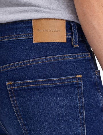 Blugi Bershka, albastru