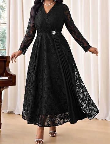 Rochie lunga SHEIN CURVE, negru