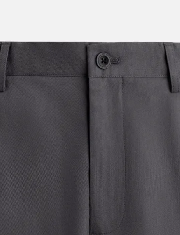 Pantaloni Zara, gri inchis