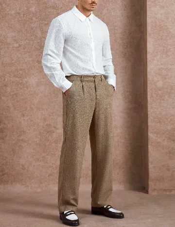 Pantaloni SHEIN, maro