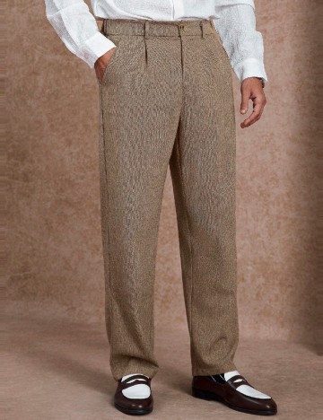Pantaloni SHEIN, maro
