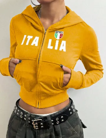 Hanorac SHEIN, galben