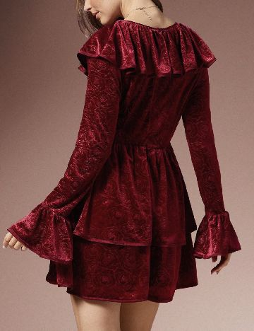 Rochie scurta SHEIN, rosu