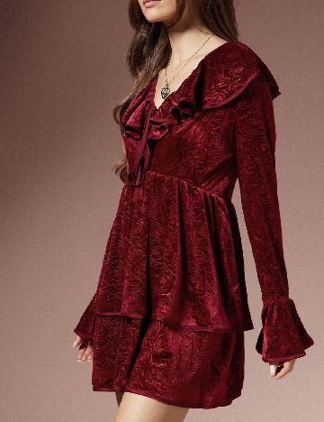 Rochie scurta SHEIN, rosu