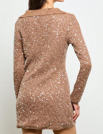 Rochie scurta SHEIN, maro