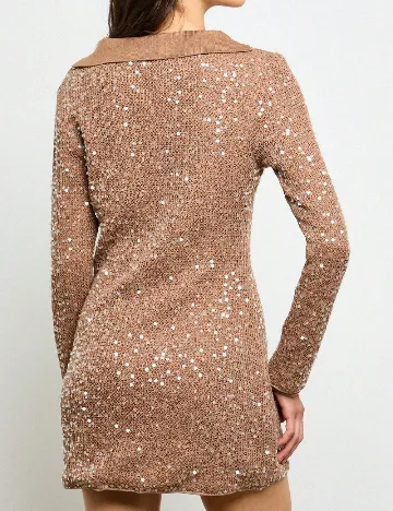 Rochie scurta SHEIN, maro