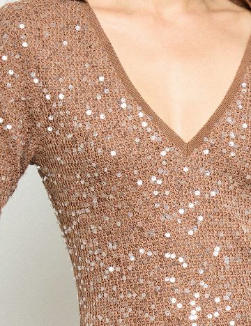 Rochie scurta SHEIN, maro