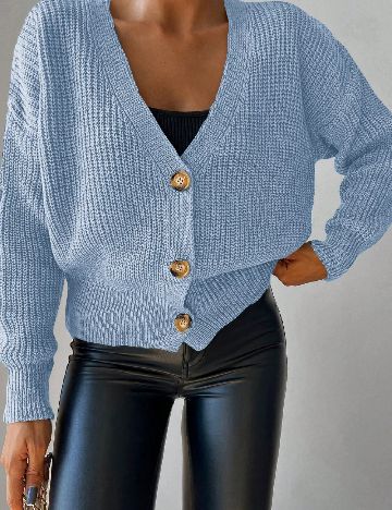 Cardigan SHEIN, albastru