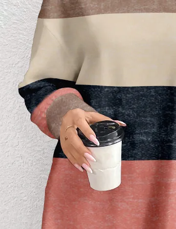 Bluza Emery Rose Curve, mix culori