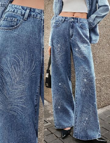 Blugi SHEIN, albastru