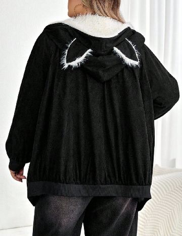 Hanorac SHEIN CURVE, negru