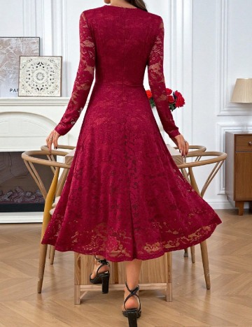 Rochie medie Emery Rose, rosu