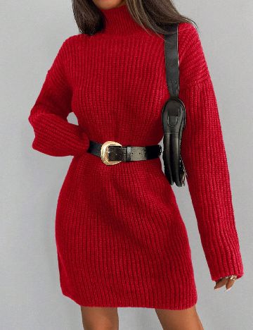 Rochie scurta SHEIN, rosu