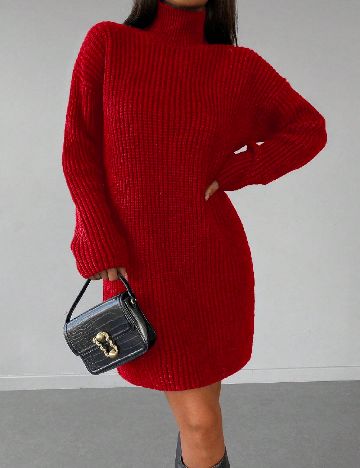 Rochie scurta SHEIN, rosu