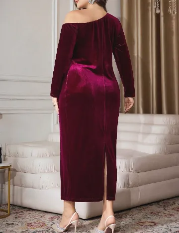 Rochie medie SHEIN CURVE, magenta