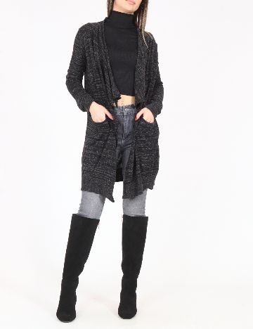 Cardigan Zara, gri inchis