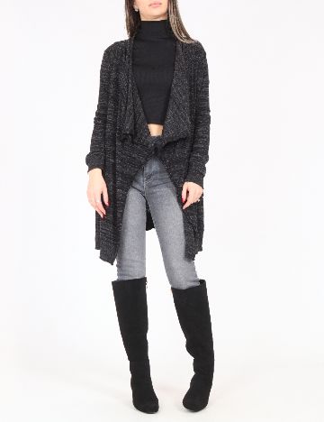 Cardigan Zara, gri inchis