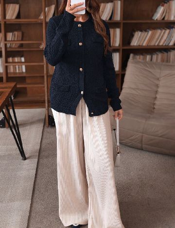 Cardigan SHEIN, bleumarin