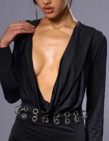 Rochie lunga Musera, negru