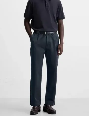 Pantaloni Zara, albastru