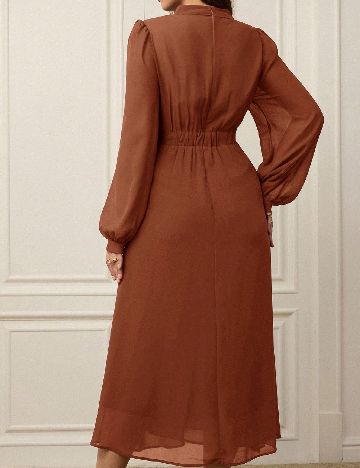 Rochie medie SHEIN CURVE, maro