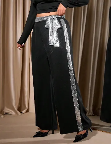 Pantaloni SHEIN CURVE, negru