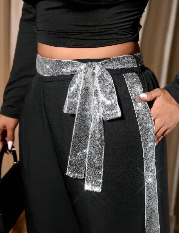 Pantaloni SHEIN CURVE, negru