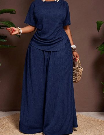 Compleu SHEIN CURVE, bleumarin