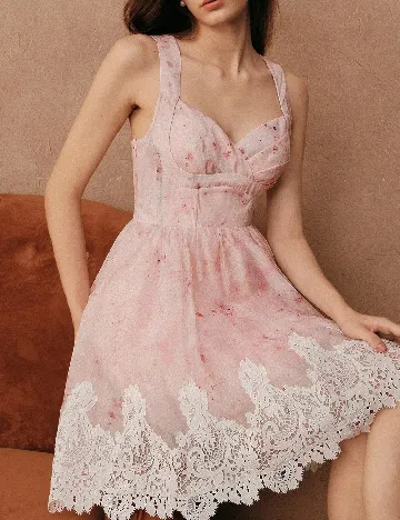 Rochie scurta SHEIN, roz