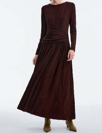 Rochie lunga SHEIN, maro