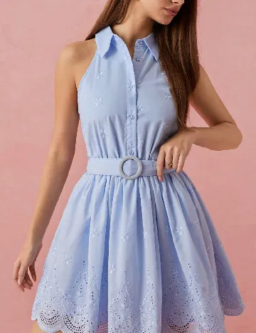 Rochie scurta SHEIN, albastru