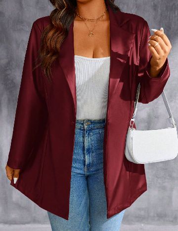 Jacheta SHEIN CURVE, rosu