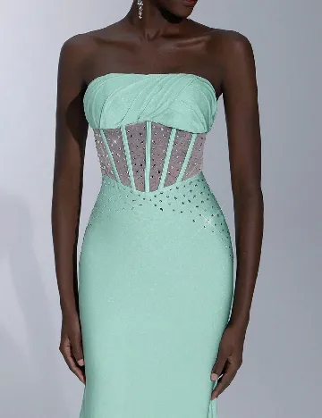 Rochie lunga SHEIN, verde