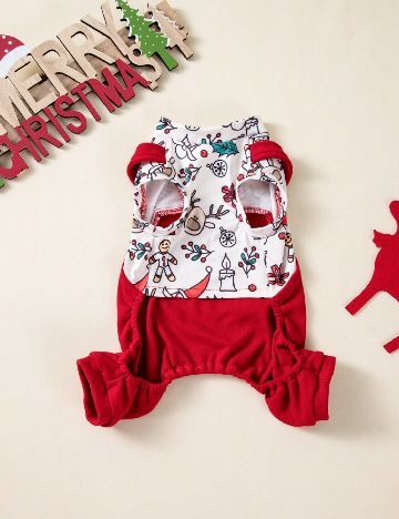 Haina pentru caini SHEIN, rosu