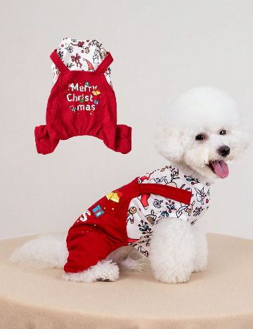 Haina pentru caini SHEIN, rosu