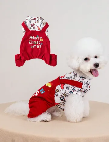 Haina pentru caini SHEIN, rosu