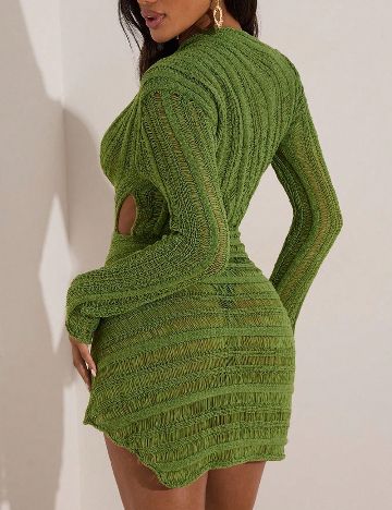 Rochie de plaja SHEIN, verde