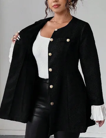 Sacou SHEIN CURVE, negru