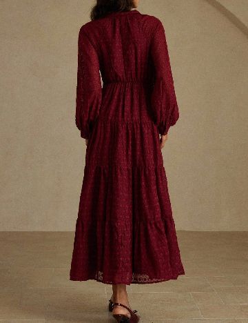 Rochie medie Aveloria, rosu