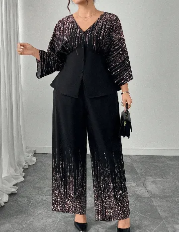 Compleu SHEIN CURVE, negru