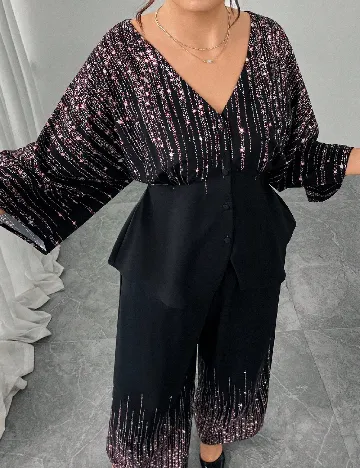 Compleu SHEIN CURVE, negru