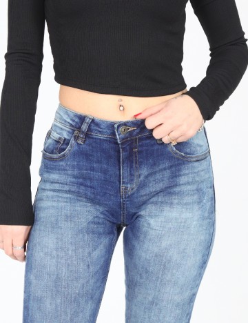 Blugi Bershka, albastru