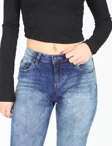 Blugi Bershka, albastru