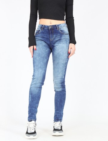 Blugi Bershka, albastru