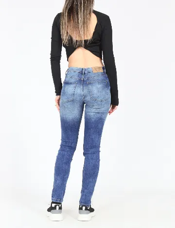 Blugi Bershka, albastru